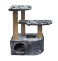 Yami-Yami Атос - Угловой домик-когтеточка для крупных кошек 86*62*97