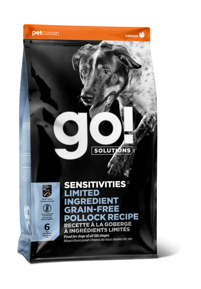 Go! Sensitivities LID Pollock DF 24/12 - Сухой корм для щенков и собак с минтаем