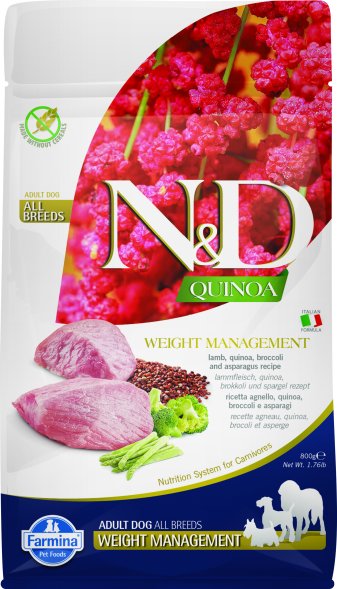 Farmina ND Quinoa - Сухой корм для собак, Контроль веса, с Ягненком и Киноа