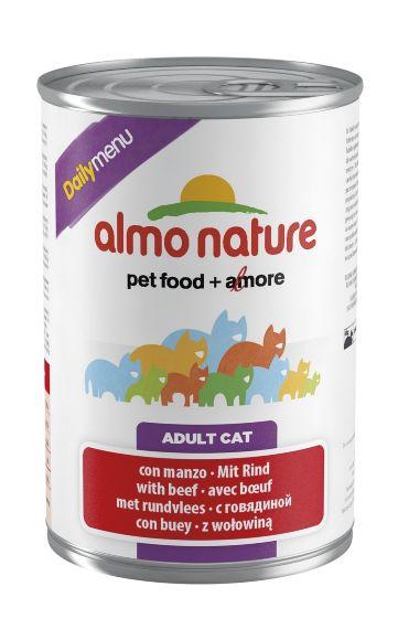 Almo Nature Daily Menu - консервы для кошек с говядиной 400 гр