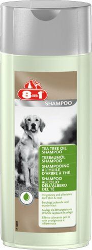 39579.580 8 v 1 - Tea Tree Oil Shampoo - Shampyn s maslom chainogo dereva dlya Sobak . Zoomagazin PetXP 8 в 1 - Tea Tree Oil Shampoo - Шампунь с маслом чайного дерева для Собак