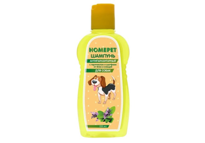 Homepet - Шампунь для собак антипаразитарный с гераниолом и шалфеем от блох и клещей 220мл Homepet - Шампунь для собак антипаразитарный с гераниолом и шалфеем от блох и клещей 220мл