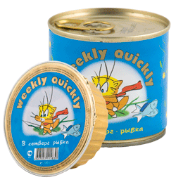 Weekly-Quickly - Консервы для кошек с рыбой