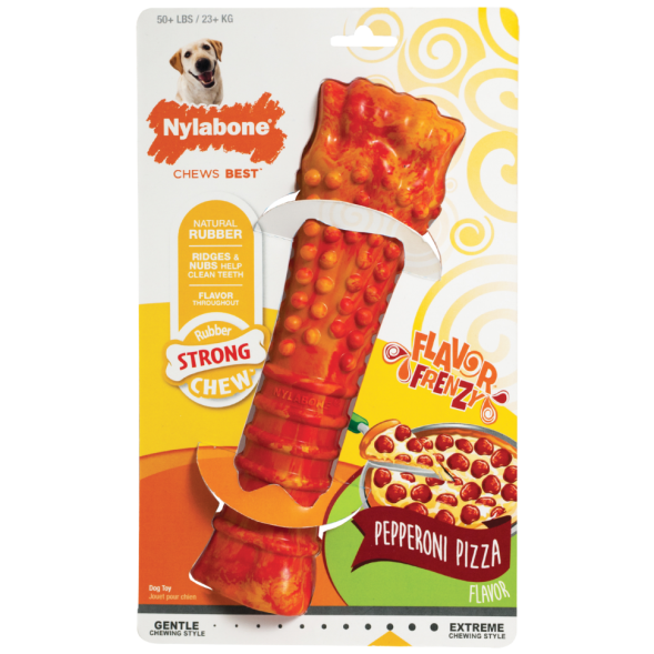 Nylabone - Кость жесткая,аромат пиццы, XL