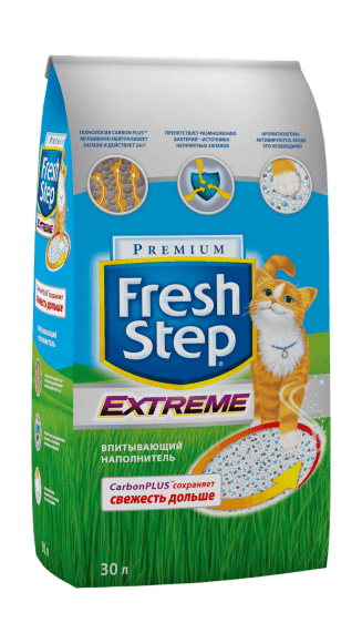 11331.580 Fresh Step Extreme - Vpitivaushii napolnitel dlya Koshachego tyaleta . Zoomagazin PetXP Fresh Step Extreme - Впитывающий наполнитель для Кошачьего туалета