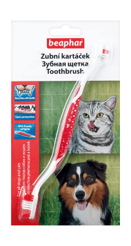 Beaphar Toothbrush - двухразмерная зубная щетка для собак и щенков