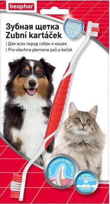 Beaphar - двухразмерная зубная щетка для собак и щенков (Toothbrush) Beaphar - двухразмерная зубная щетка для собак и щенков (Toothbrush)