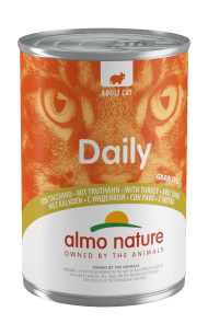 Almo Nature Daily Menu - консервы для кошек с индейкой 400 гр