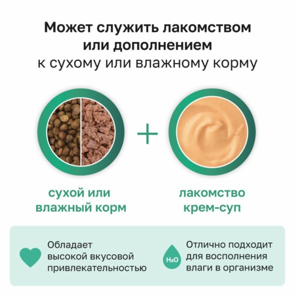 Organix - Лакомства крем - суп для котят и кошек, из мяса курицы и филе кролика, 5шт*15гр