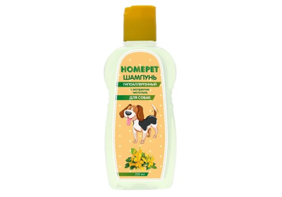 Homepet - Шампунь для собак гипоаллергенный с экстрактом чистотела 220мл Homepet - Шампунь для собак гипоаллергенный с экстрактом чистотела 220мл