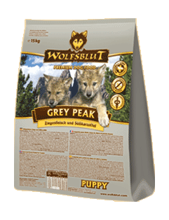 Wolfsblut Grey Peak Puppy - Сухой корм для щенков, с Козой