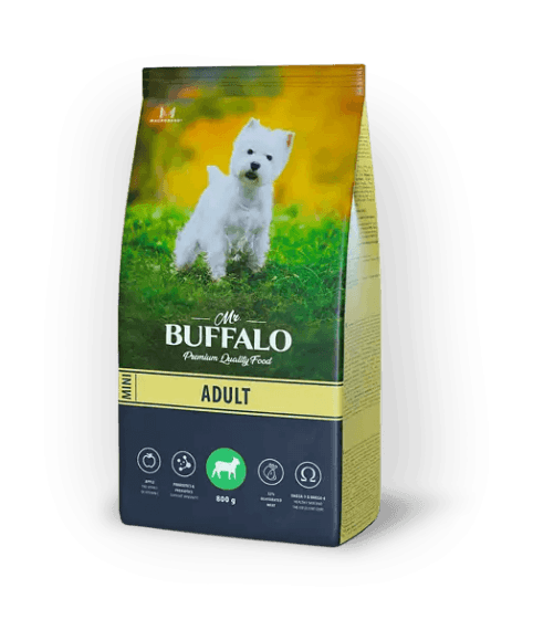 Mr.Buffalo Adult Mini - Сухой корм для взрослых собак мелких пород, с Ягненком