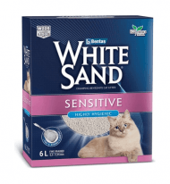 White Sand - Комкующийся наполнитель для чувствительных кошек, без запаха