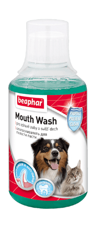 Beaphar Mouth Wash - Ополаскиватель для полости пасти для собак и кошек 250 мл