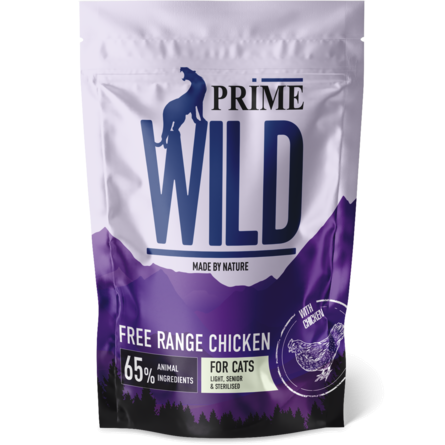 Prime Wild GF Free Range - Сухой корм для стерилизованных котят и кошек с курицей, контроль веса