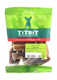 TiTBiT - Лакомство для собак, Корень бычий мини, Мягкая упаковка, 100 гр