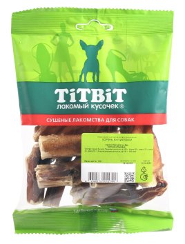 TiTBiT - Лакомство для собак, Корень бычий мини, Мягкая упаковка, 100 гр