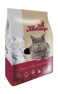 Хвостун - Наполнитель силикагелевый для кошачьего лотка 3,8л