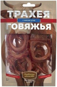 Деревенские лакомства - Трахея говяжья с мясом утки 50 гр