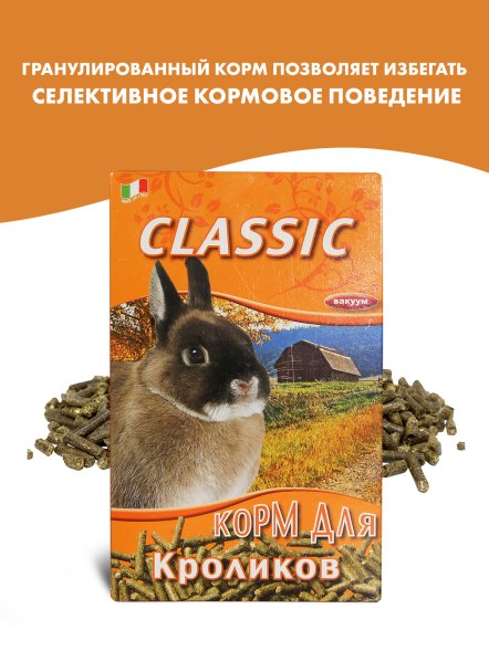 Fiory - Корм для кроликов гранулированный, 680 г