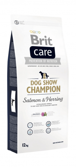 Brit Care Dog Show Champion - Сухой корм для выставочных собак, с лососем и сельдью