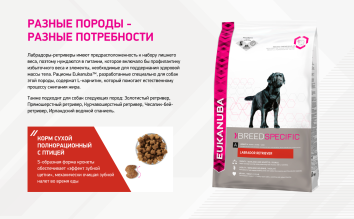 Eukanuba - Сухой корм для породы Лабрадор Ретривер 10 кг