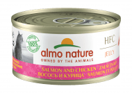 Almo Nature HFC Natural - консервы для кошек лосось-курица 70гр