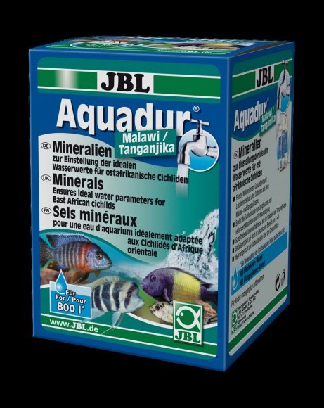 JBL Aquadur Malawi/Tanganjika - Препарат с минеральными солями для аквариумов с рыбами из озёр Малави и Танганьика, 250 г, на 800/300 л