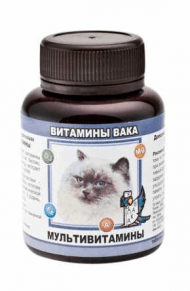 35538.190x0 Vaka - Vitamini dlya koshek, s tayrinom, 80 tab. kypit v zoomagazine «PetXP» Вака - Мультивитамины для кошек, 80 таб.