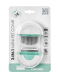 M-Pets - Мини-расческа 2в1 для короткой шерсти, Зеленая, 9 x9 x3 см