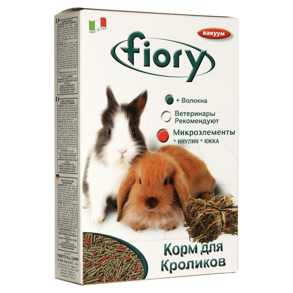 Fiory - Корм для кроликов гранулированный, 850 г