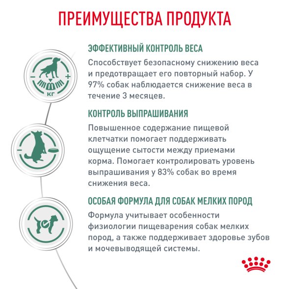 Royal Canin Satiety Small Dog SSD30 - Диета для собак малых пород с лишним весом