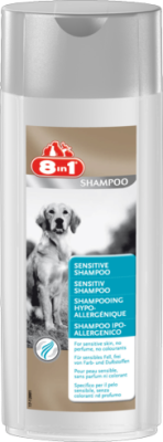 8 в 1 - Sensitive Shampoo - Шампунь для собак с чувствительной кожей, 250 мл