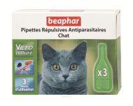 Beaphar VETO pure - капли для кошек от блох, клещей и комаров (3пипетки)