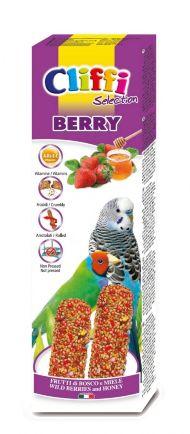 Cliffi Sticks budgerigars exotics with berries and honey  - Палочки для волнистых попугаев и экзотических птиц с лесными ягодами и медом