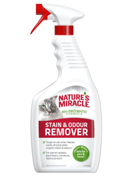Nature&amp;#039;s Miracle - Уничтожитель пятен и запахов для кошек универсальный, 709мл