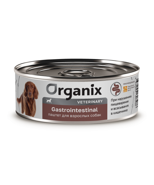 Organix Veterinary Gastrointestinal - Влажный диетический корм для взрослых собак при нарушениях пищеварения, 100гр