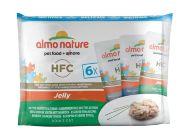 Almo Nature HFC Jelly Tuna - Набор паучей для кошек 6шт*55гр