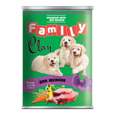 Clan Family - Консервы для щенков №48 415г