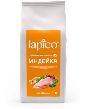 Lapico - Сухой корм для взрослых кошек, с Индейкой