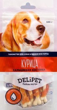 Delipet Кальциевая косточка 100 гр