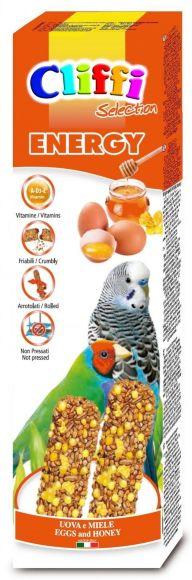Cliffi Sticks budgerigars exotics with eggs and honey - Палочки для волнистых попугаев и экзотических птиц с яйцами и медом