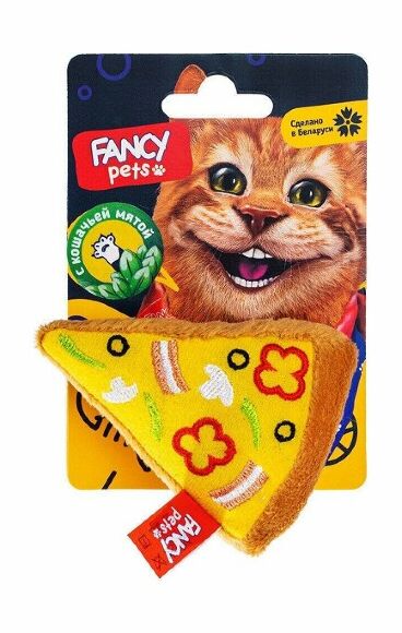 Fancy Pets - Игрушка для кошек «Пицца» с мятой