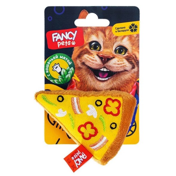 Fancy Pets - Игрушка для кошек «Пицца» с мятой