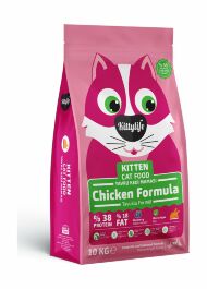 Kittylife - Сухой корм для котят, с курицей и рисом