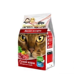 Ночной Охотник - сухой корм для взрослых кошек &amp;quot;Мясное ассорти&amp;quot;