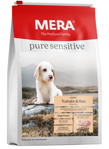 Mera Sensitive Pure - Сухой корм для щенков с индейкой и рисом