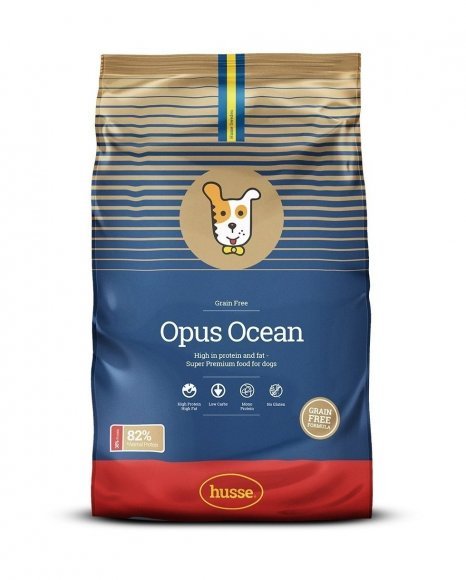Husse Opus Ocean - Сухой корм для взрослых собак, с рыбой