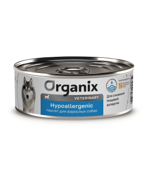 Organix Veterinary Hypoallergenic - Влажный диетический корм для взрослых собак при пищевой аллергии, 100гр