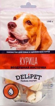 Delipet Воздушная косточка 90 гр